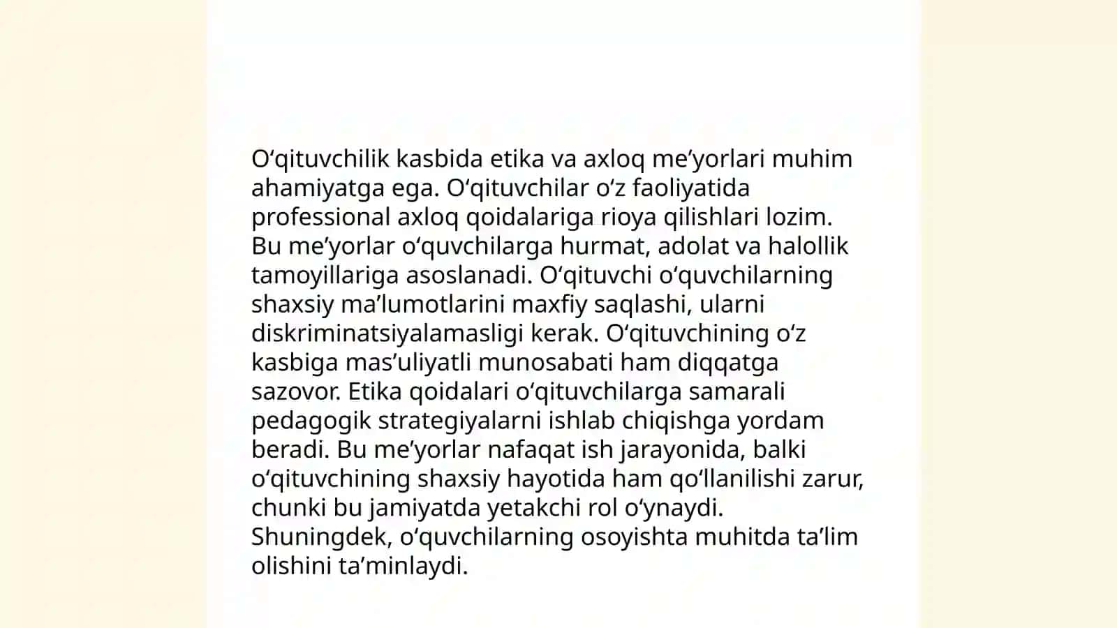 Oʻqituvchi pedagogik fikr taraqqiyotida 4