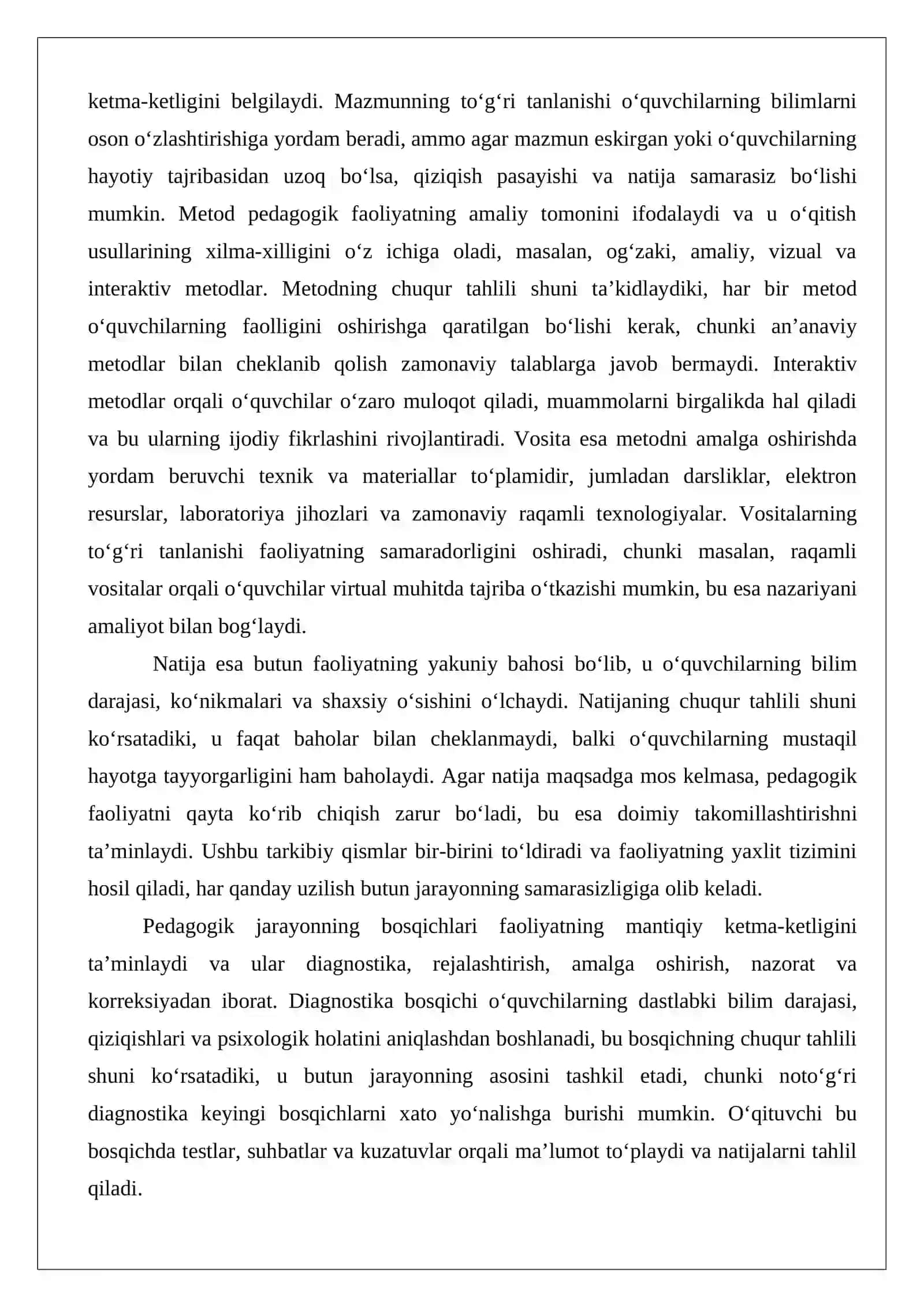 Pedagogik faoliyatning tuzilishi va turlari. Pedagogik mahoratning asosiy komponentlari 4