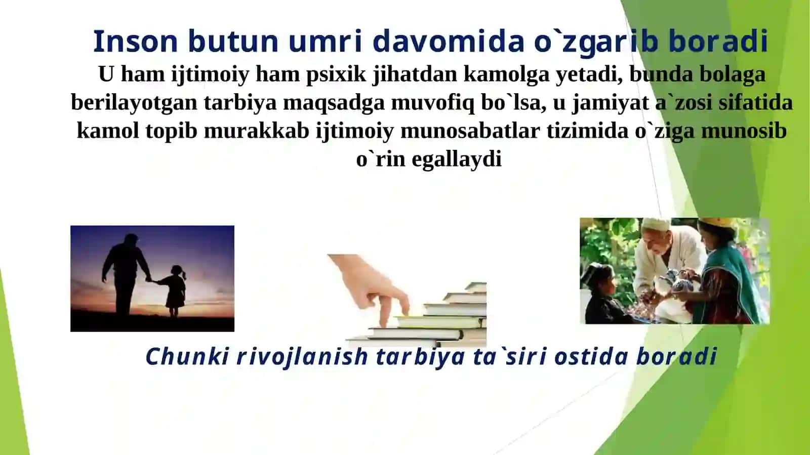 Rivojlanish Psixologiyasining nazariy va amaliy vazifasi 4