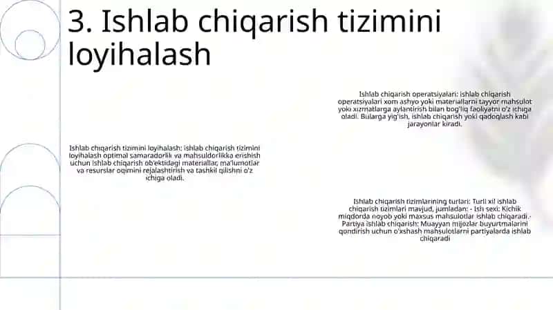 Ishlab Chiqarish Operatsiyalari Va Uning Turlari 4