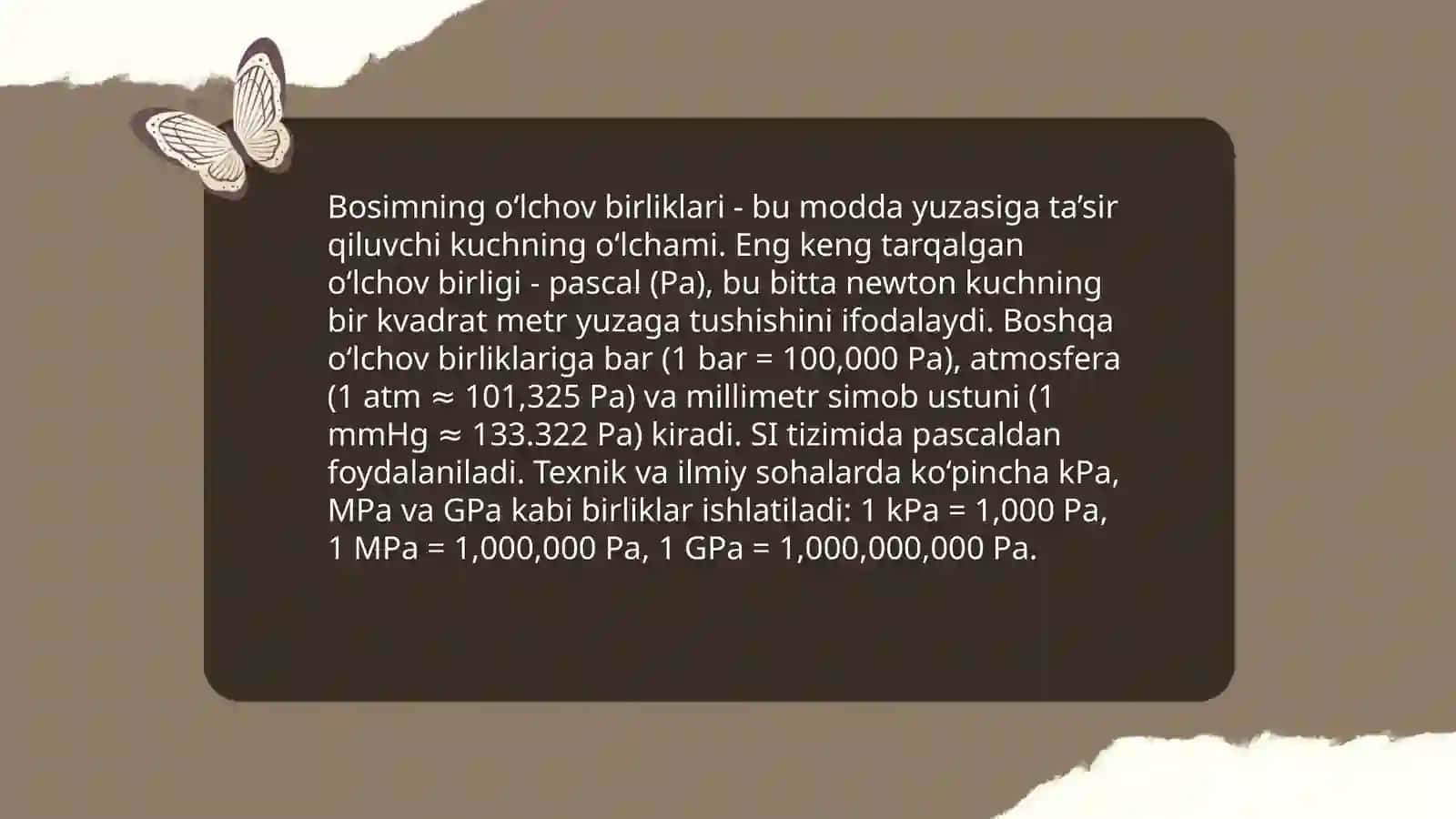 Bosim Suv va gaz bosimi 4