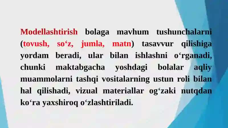 Maktabgacha yoshdagi bolalar bilan ta’lim jarayonida modellashtirish texnologiyasi 4