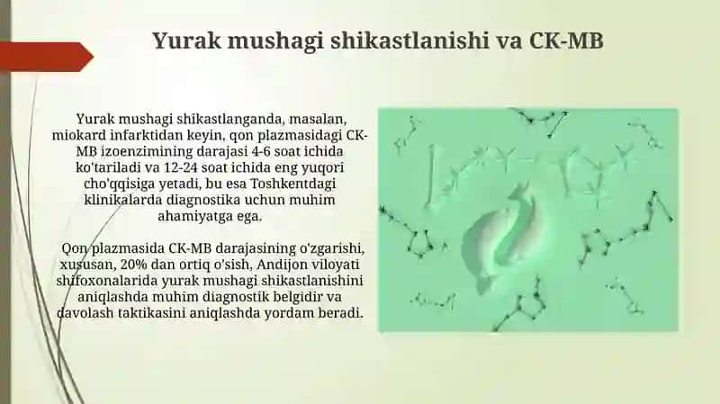 Kreatin fosfokinazaning izo shakllari va ularni aniqlashning klinikadagi ahamiyati 4