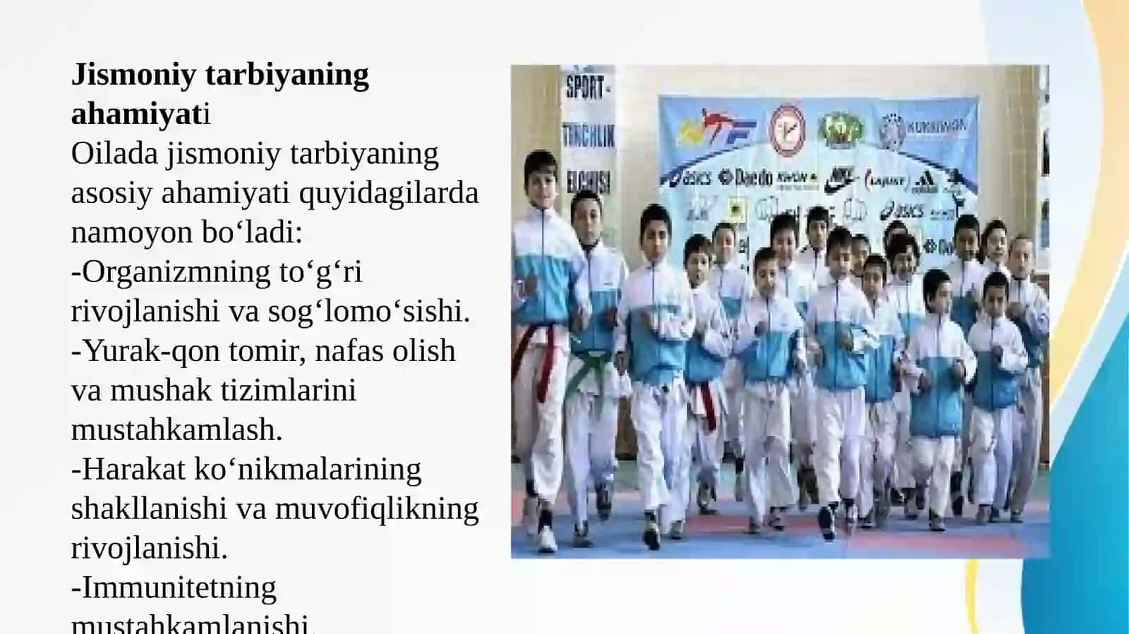 Oilada bolalarni jismoniy tarbiyalash 4