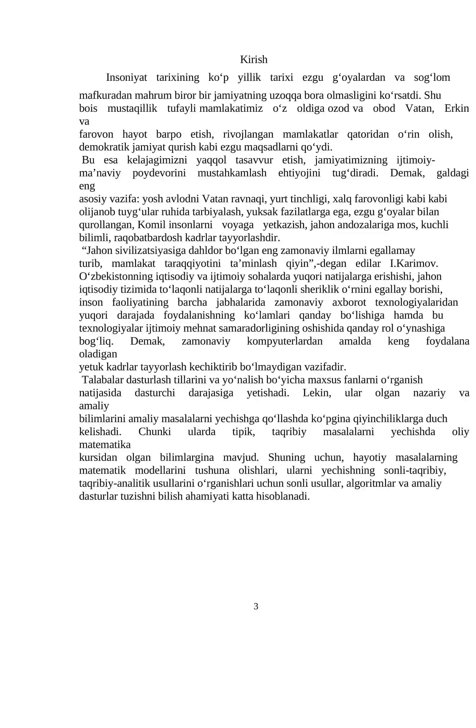 “Sonli differentsiallash va differentsial hisoblash uchun amaliy dasturlar yaratish” 4
