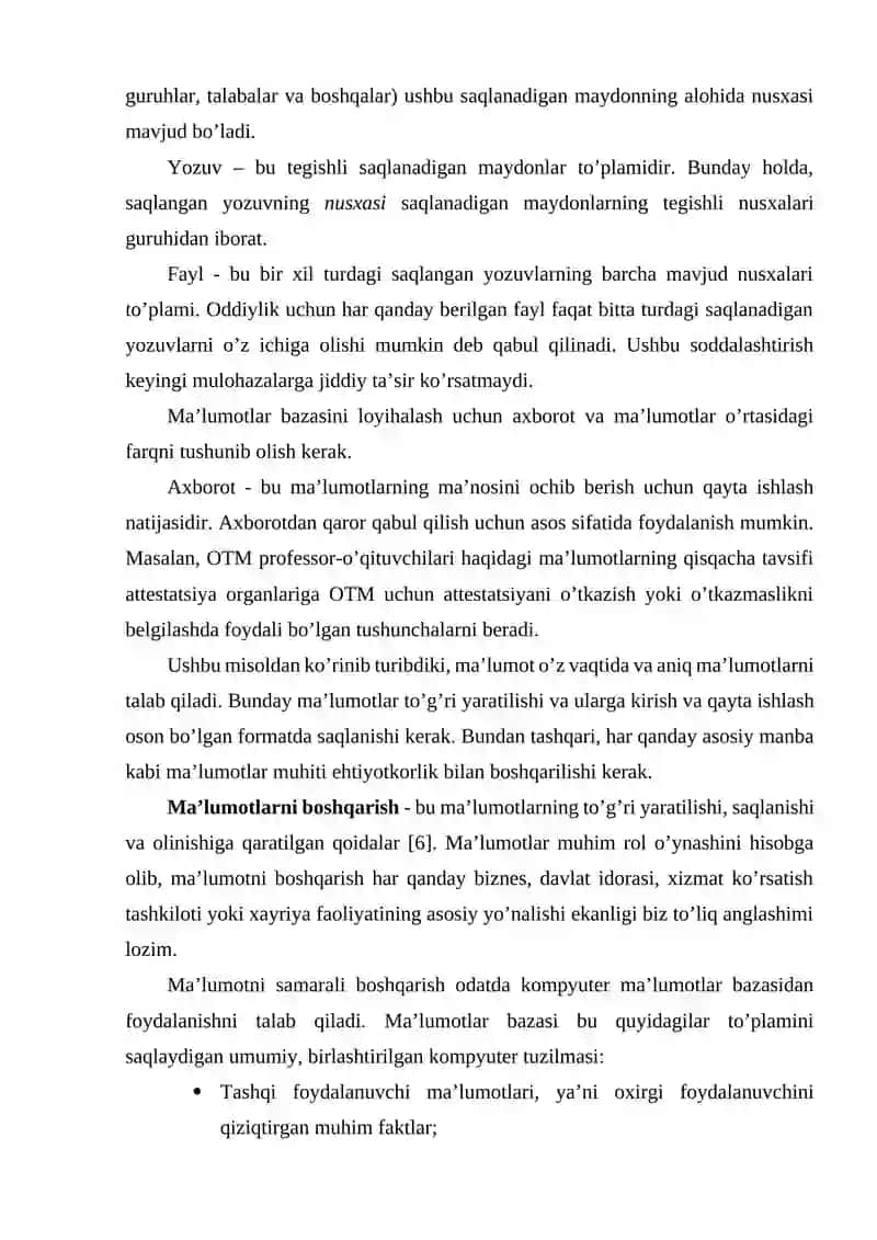 KUTUBXONA ma’lumotlar bazasini loyihalash 4
