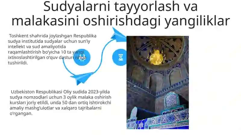 Oʻzbekiston sud tizimidagi innovatsion islohotlar 4