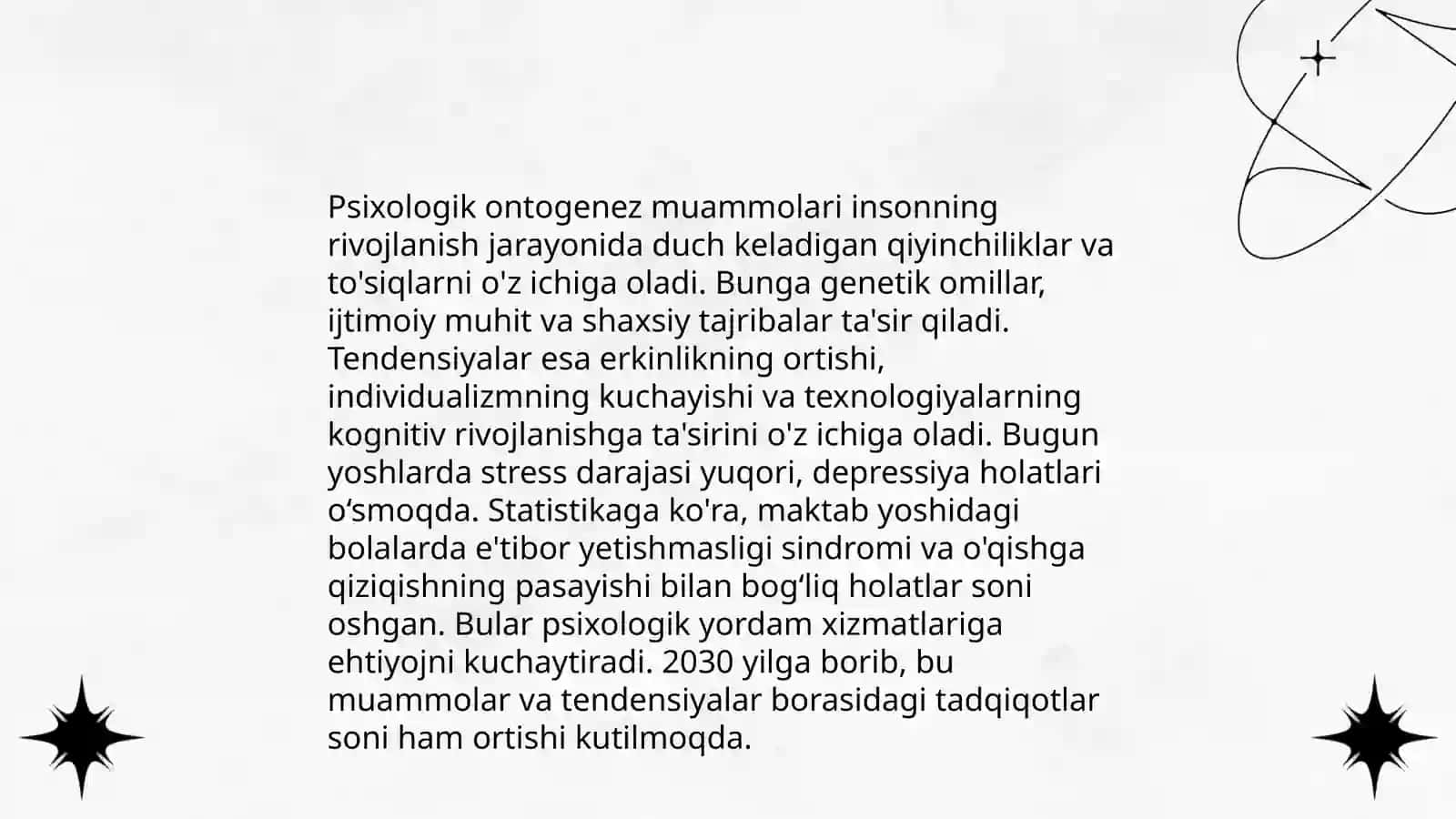 Ontogenezda yosh davrlarining roli 4