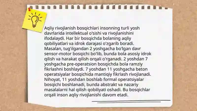 Ilk bolalik davrida psixik rivojlanish xususiyatlari 4