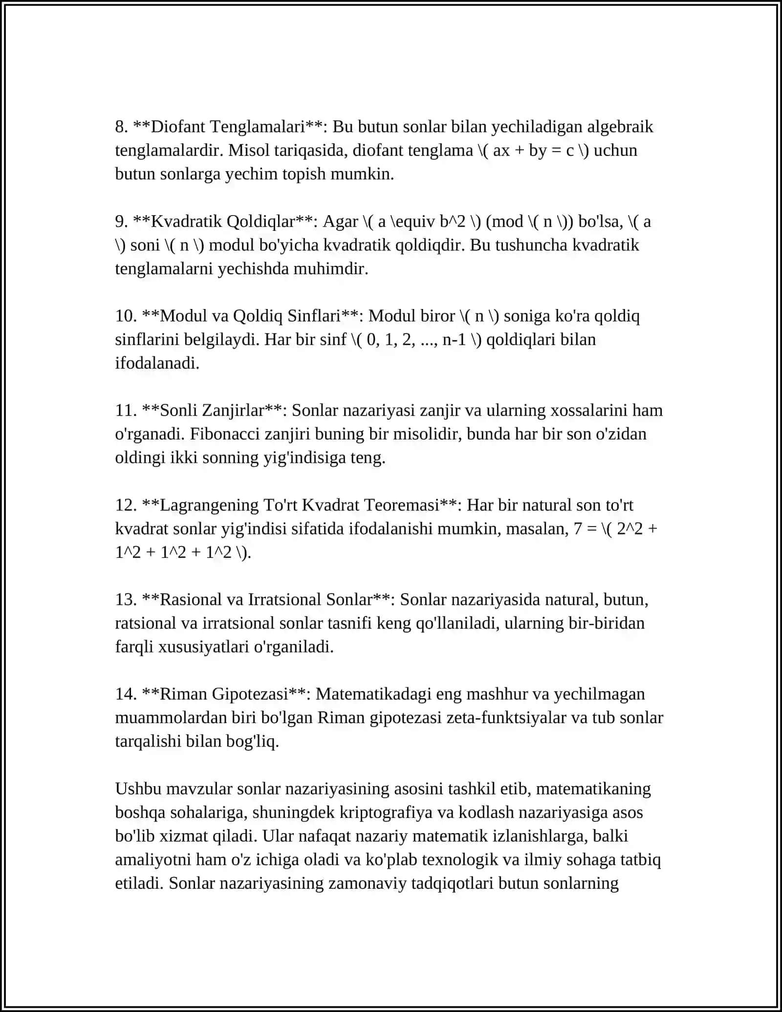 MATEMATIKANING RIVOJLANISH DAVRLARI 4