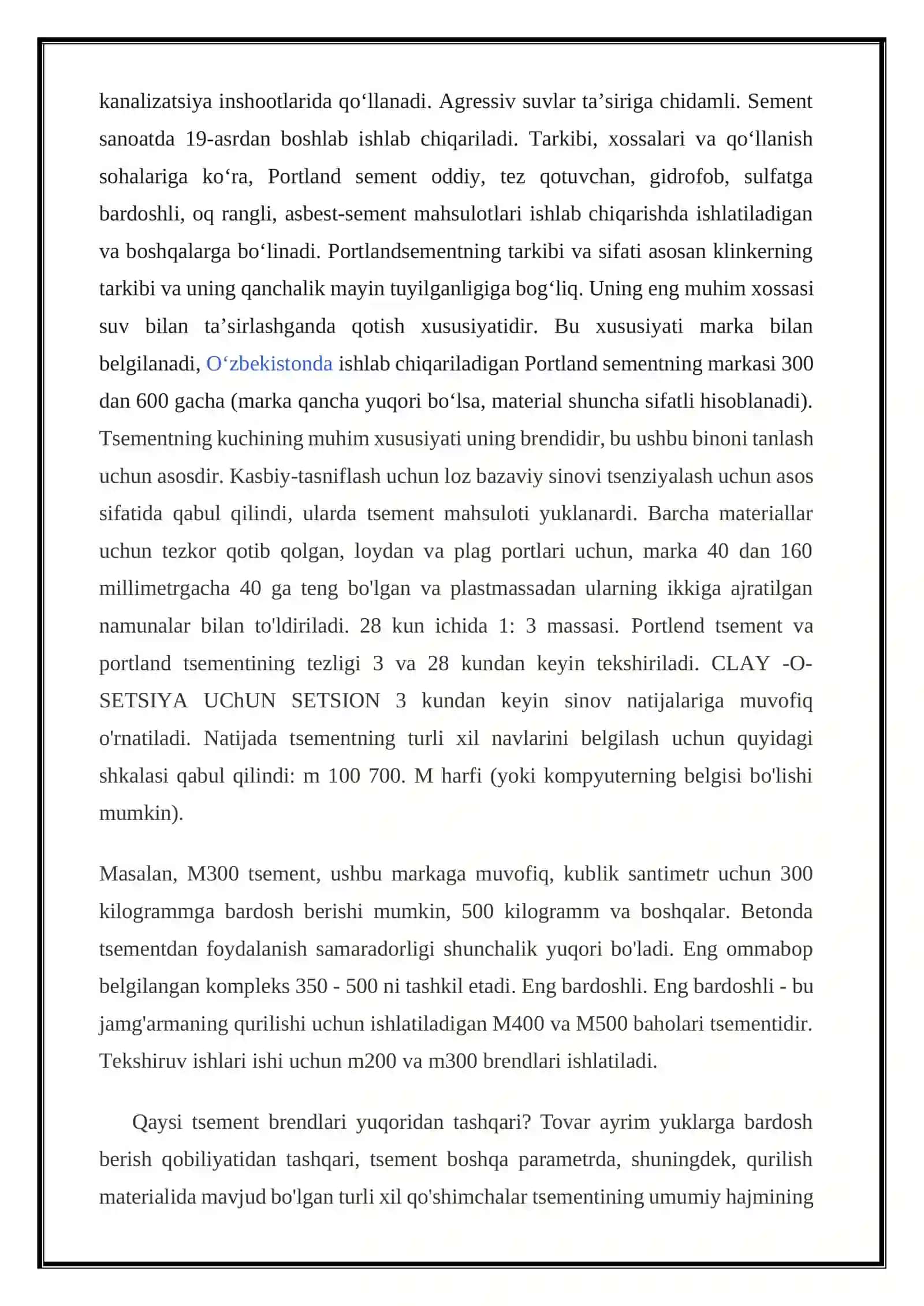 Dekorativ qurilish qorishmalarni ishlab chiqarishda pigment va rangli tsementlarni qo`llash. 4