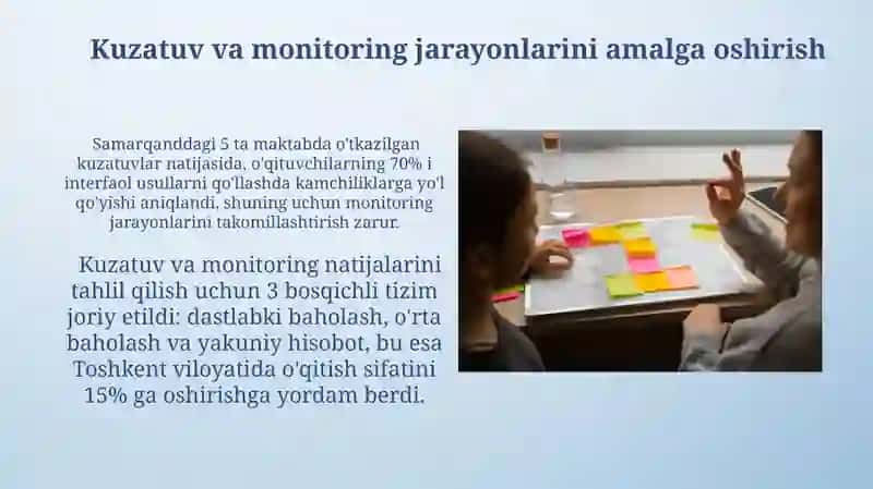 Pedagoglar faoliyatini baholashning samarali tizimini yo'lga qo'yish 4
