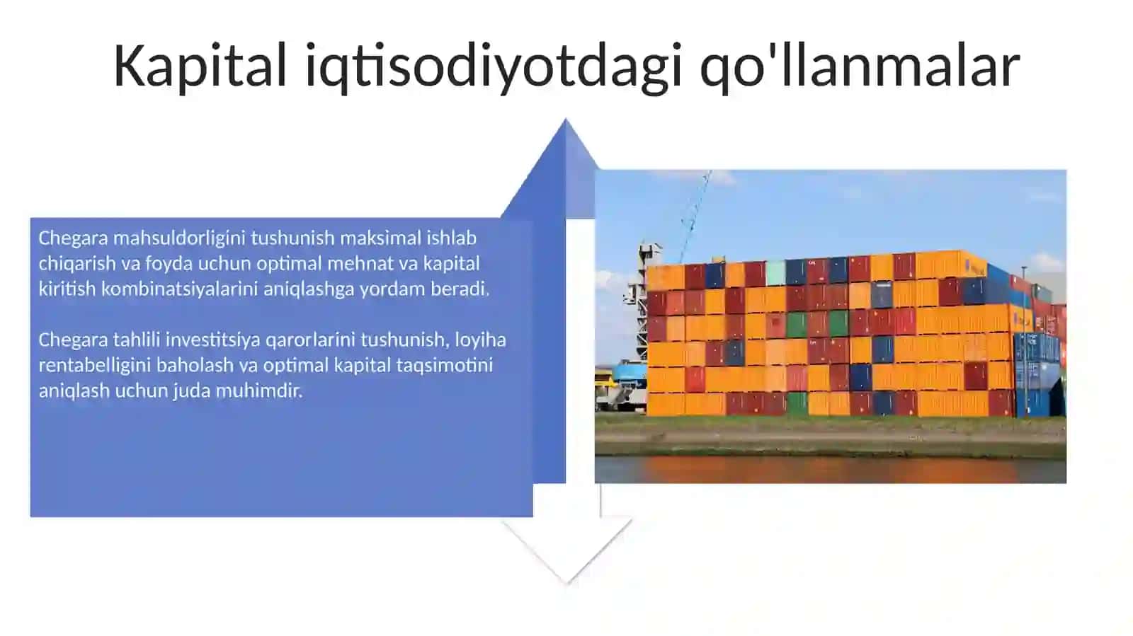 Marjinalizmning iqtisodiyotdagi oʻrni 4