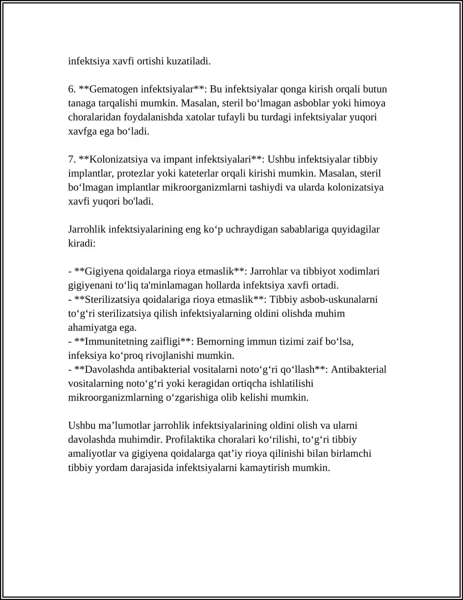JARROHLIK INFEKSIYASI-MAHALIY INFEKSIYALAR,ABSESS,FLEGMONA, SARMAS,PANARISSIY,LIMFADENIT 4