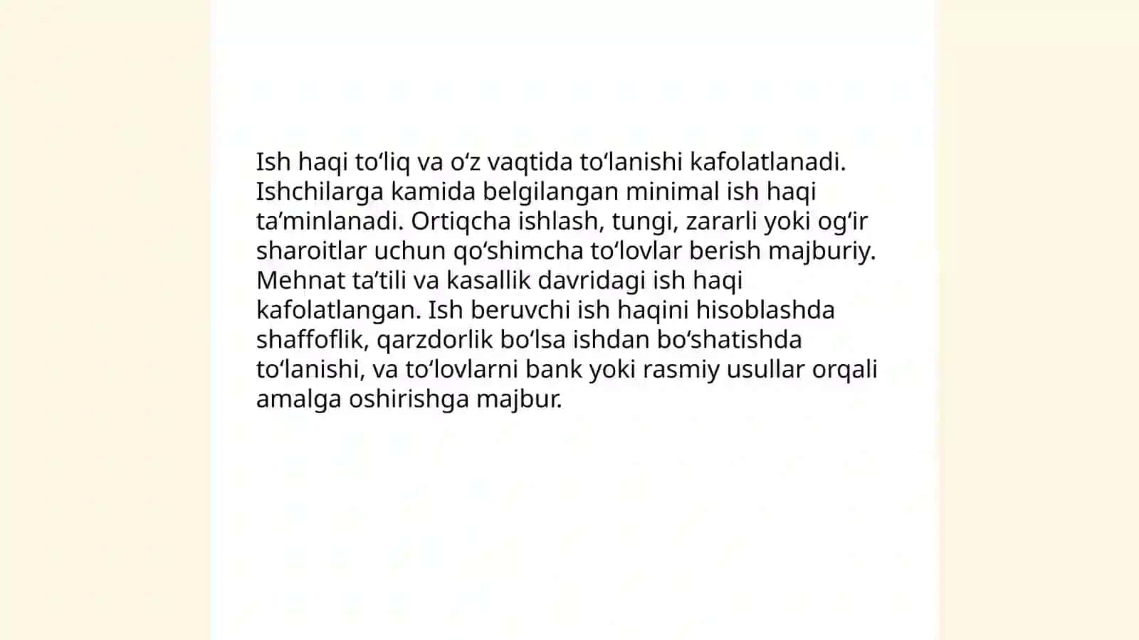 Xodimning huquq va majburiyatlari 4