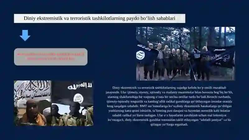 "Ekstrimizm va terrorizmga qarshi kurashishning ma'naviy ma'rifiy asoslari" 4