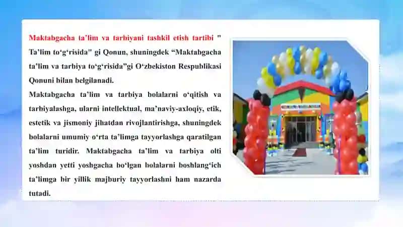 Oʻzbekiston respublikasi taʼlim tizimi. Taʼlim tizimi menejmenti 4
