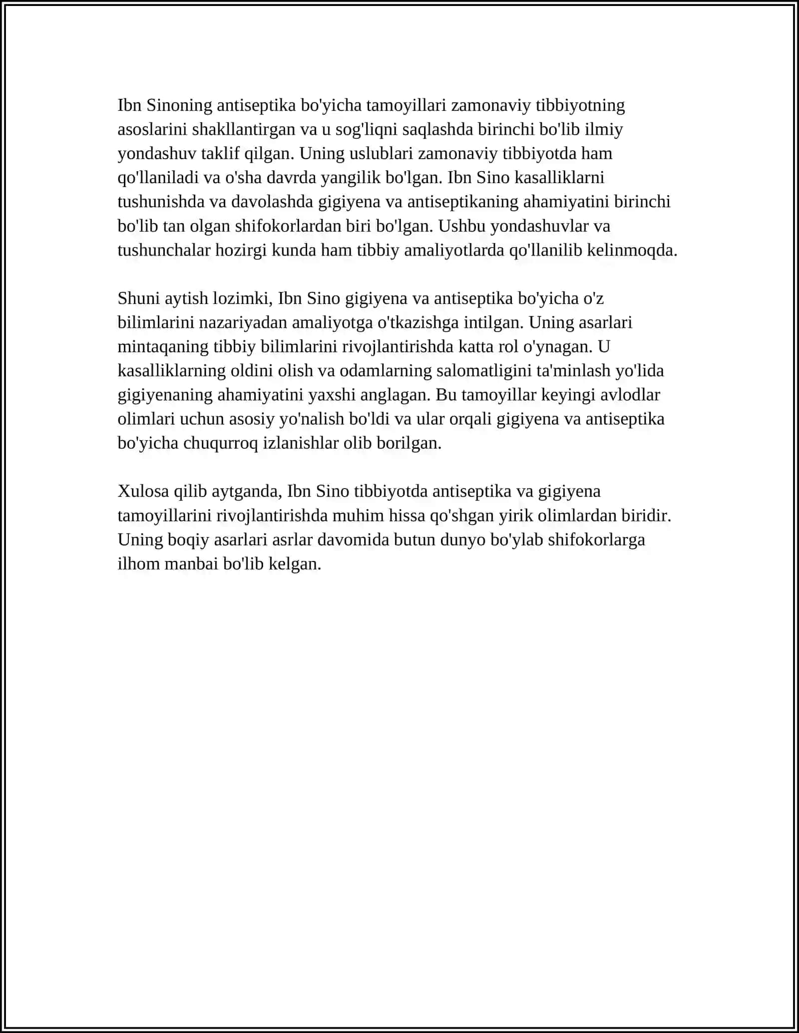 IBN SINO VA AL ROZIY DAVRIDAGI ASEPTIKA VA ANTISEPTIKA 4