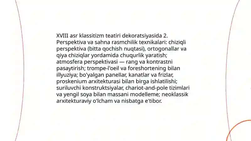 XVIII asr klassitsizm teatr dekoratsiyasi 4