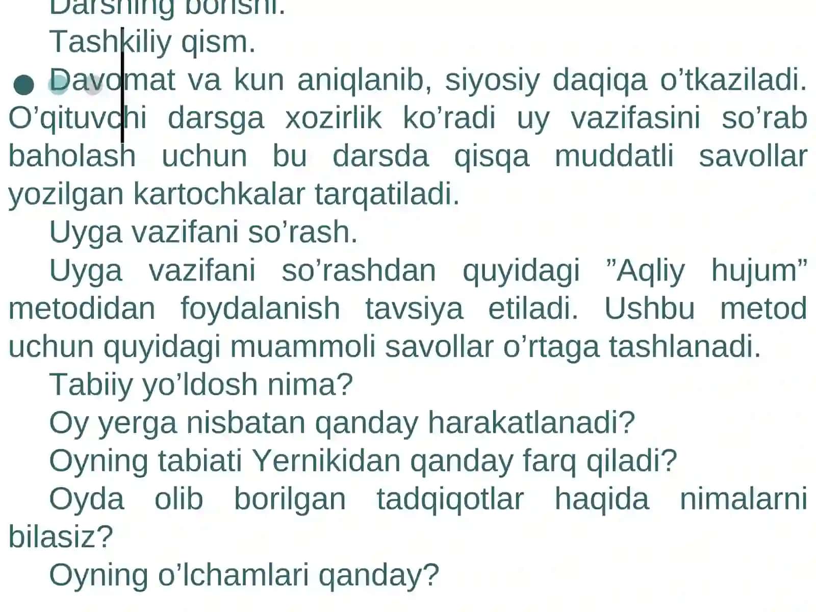 Vaqtni o'lchash. Taqvimlar 4
