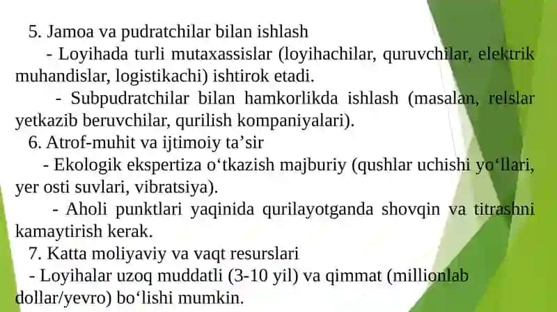 Temir Yoʻl Loyihalash va Qurilish Tashkilotlarida Ishlashning Xususiyatlari 4