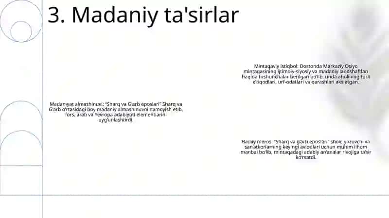 Sharq Va GʻArb Eposlari 4