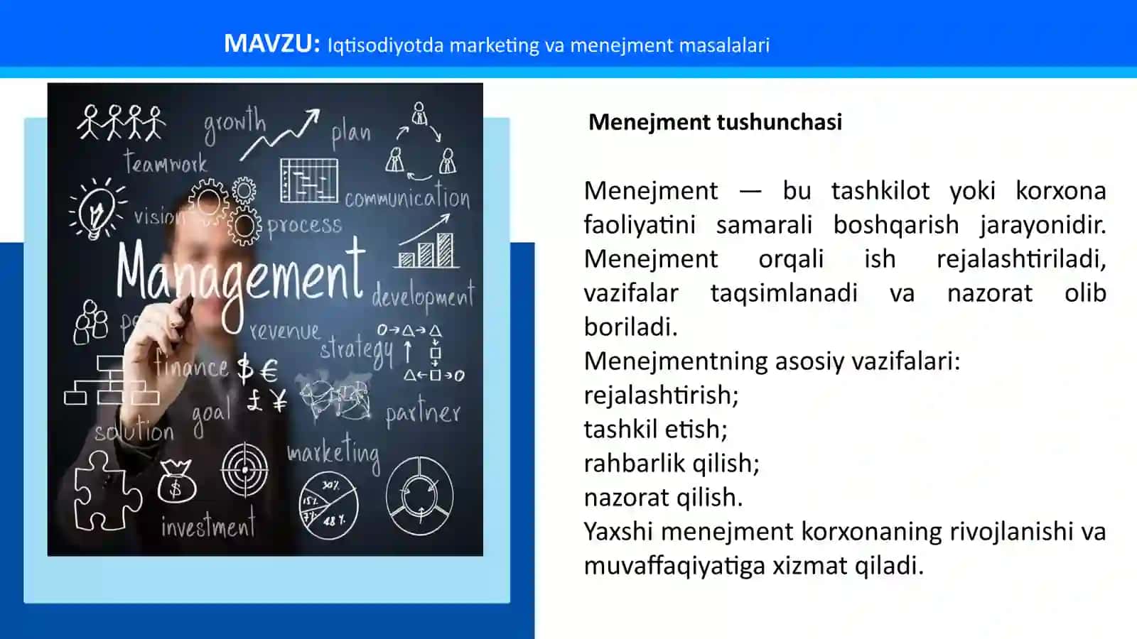 Iqtisodiyotda marketing va menejment masalalari 4