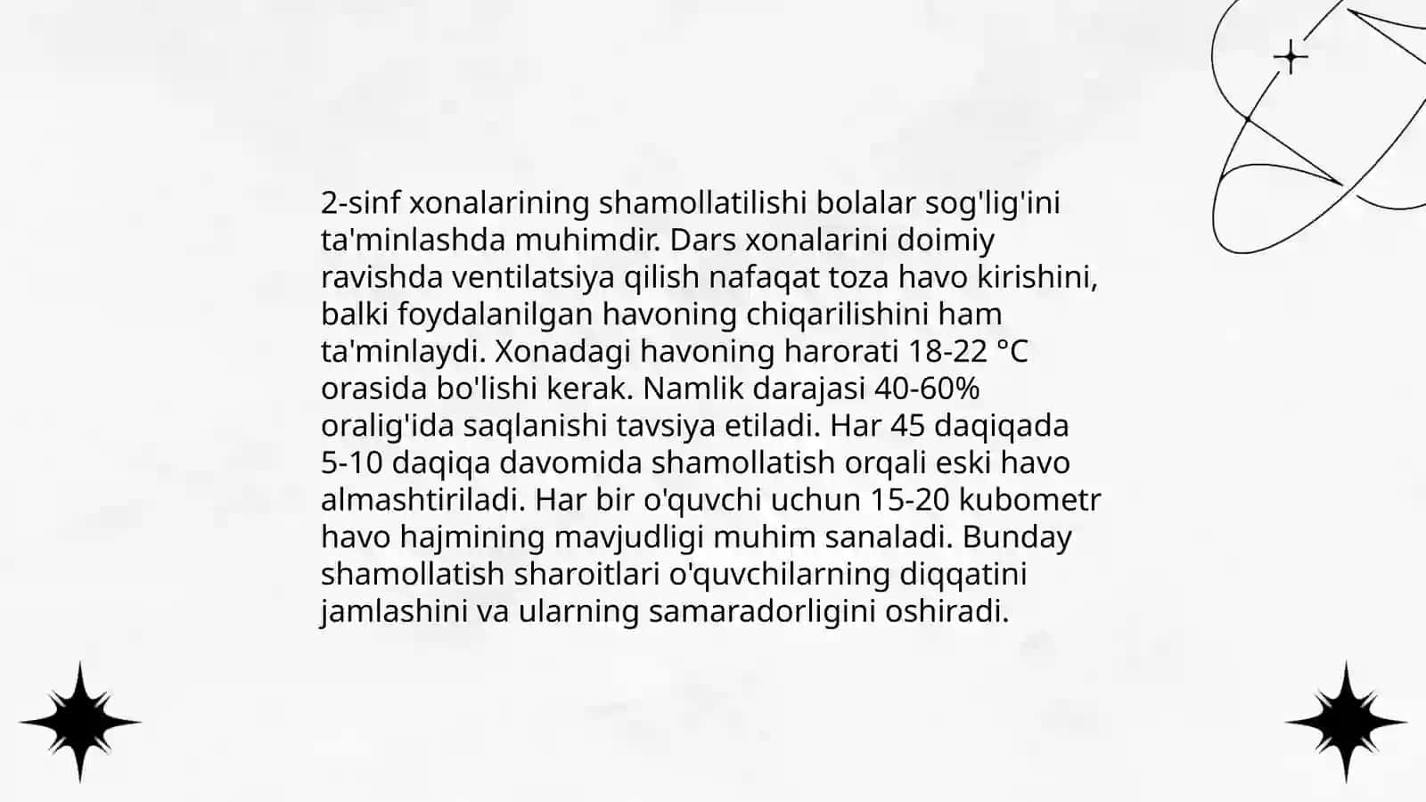 Mashgʻulot joyining tozaligi 4