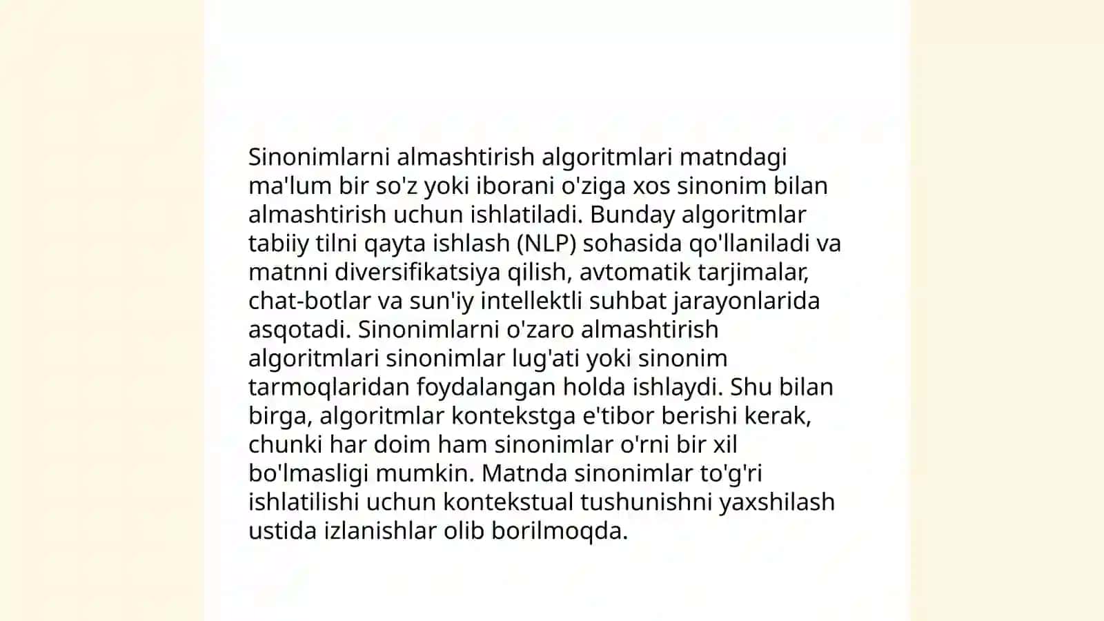 Matnlarni avtomatik tahrirlash 4