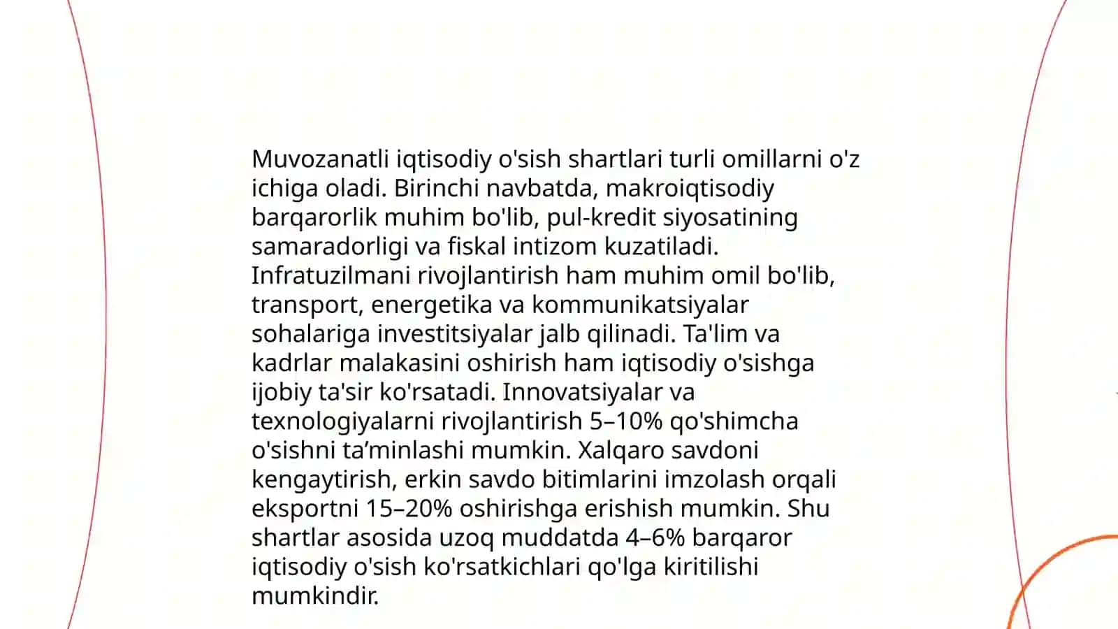 Makroiqtisodiy muvozanatlikning mohiyati va unga erishish yo‘llari 4