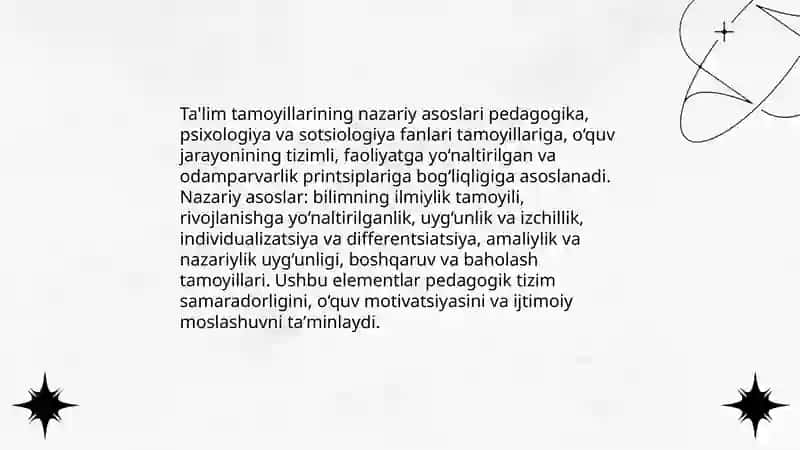 Ta'lim jarayonining yagona pedagogik tizim kontseptsiyasi 4