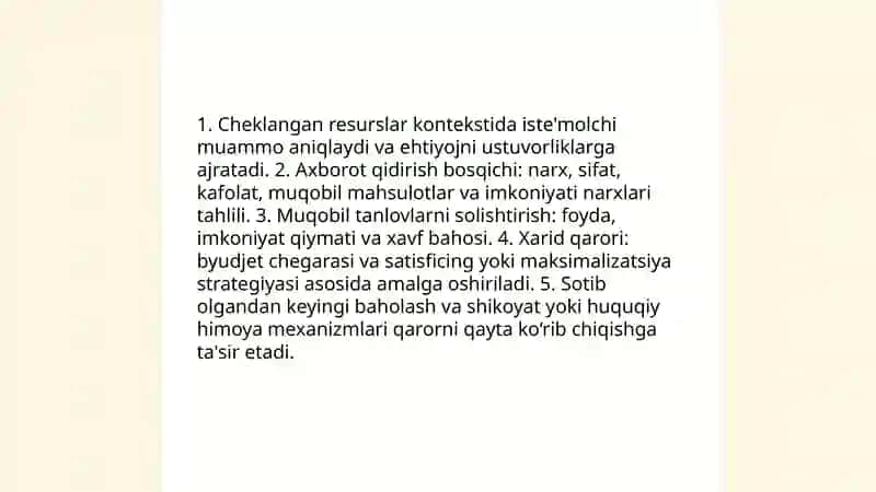 Cheklangan resurslar sharoitida istemolchi huquq nazafiyasi 4