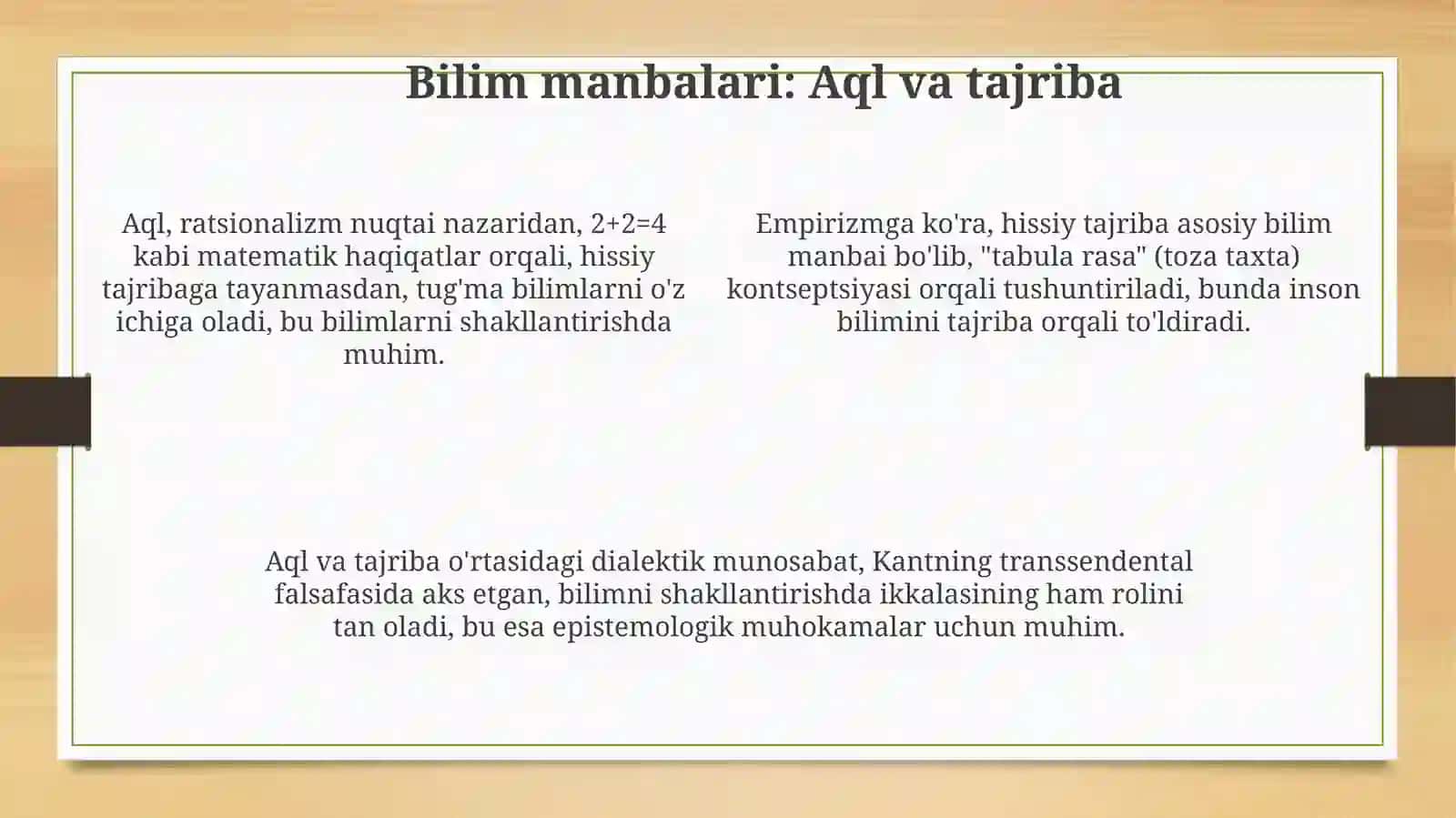 Gneseologiya fani haqida tushuncha 4