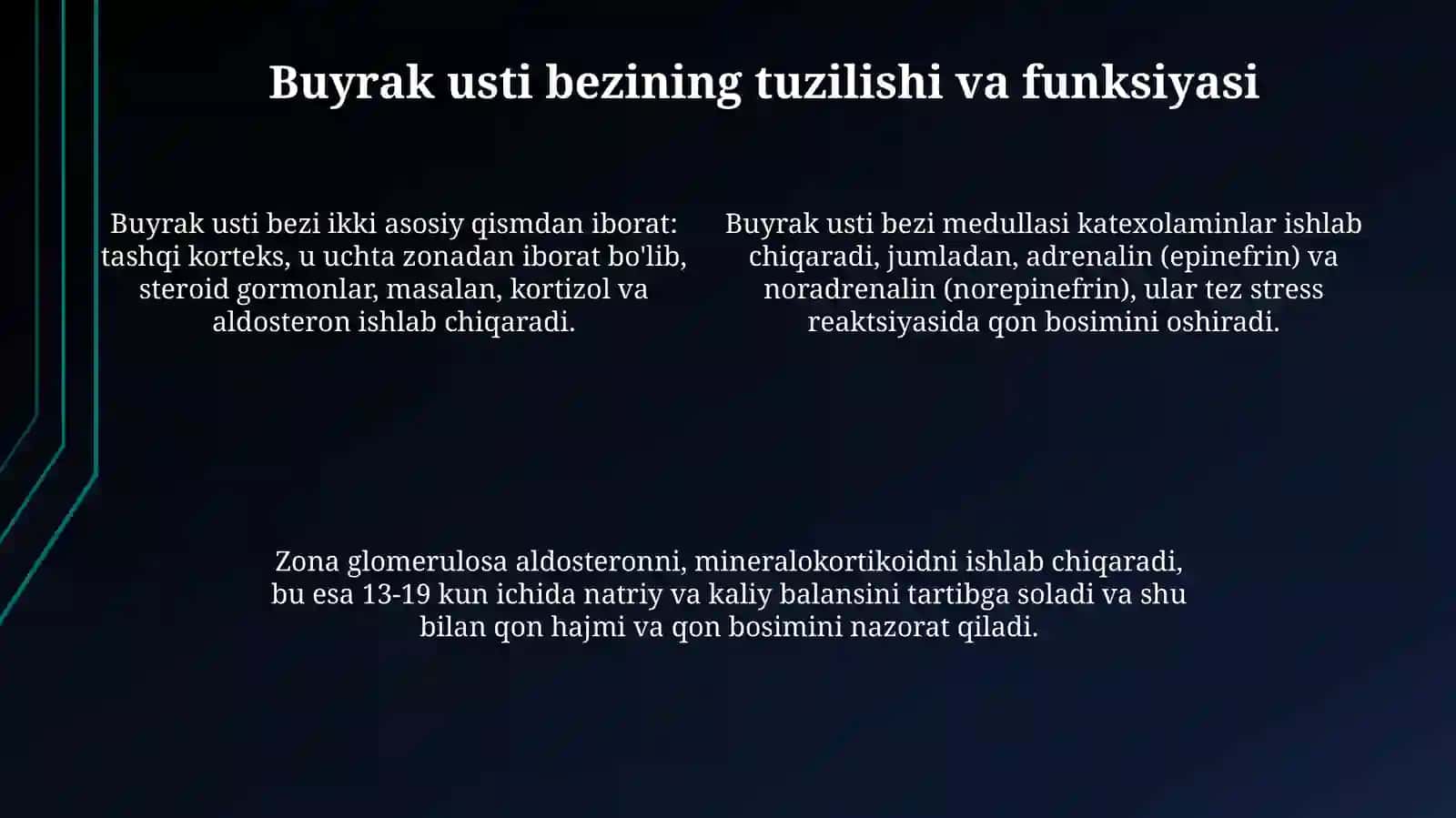Stress vaqtida buyrak usti bezi garmonning roli va hujayralarning morfologik ko'rinishi 4