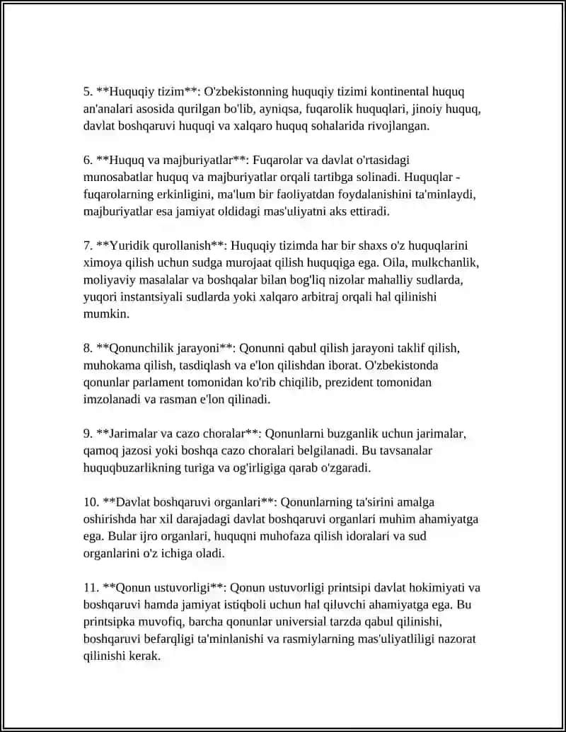 OʻZBEKISTON RESPUBLIKASI "TAʼLIM TOʻGʻRISIDAGI" QONUNING MOHIYATI 4