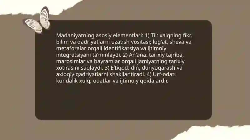 Madaniyat va Sivilizatsiya 4