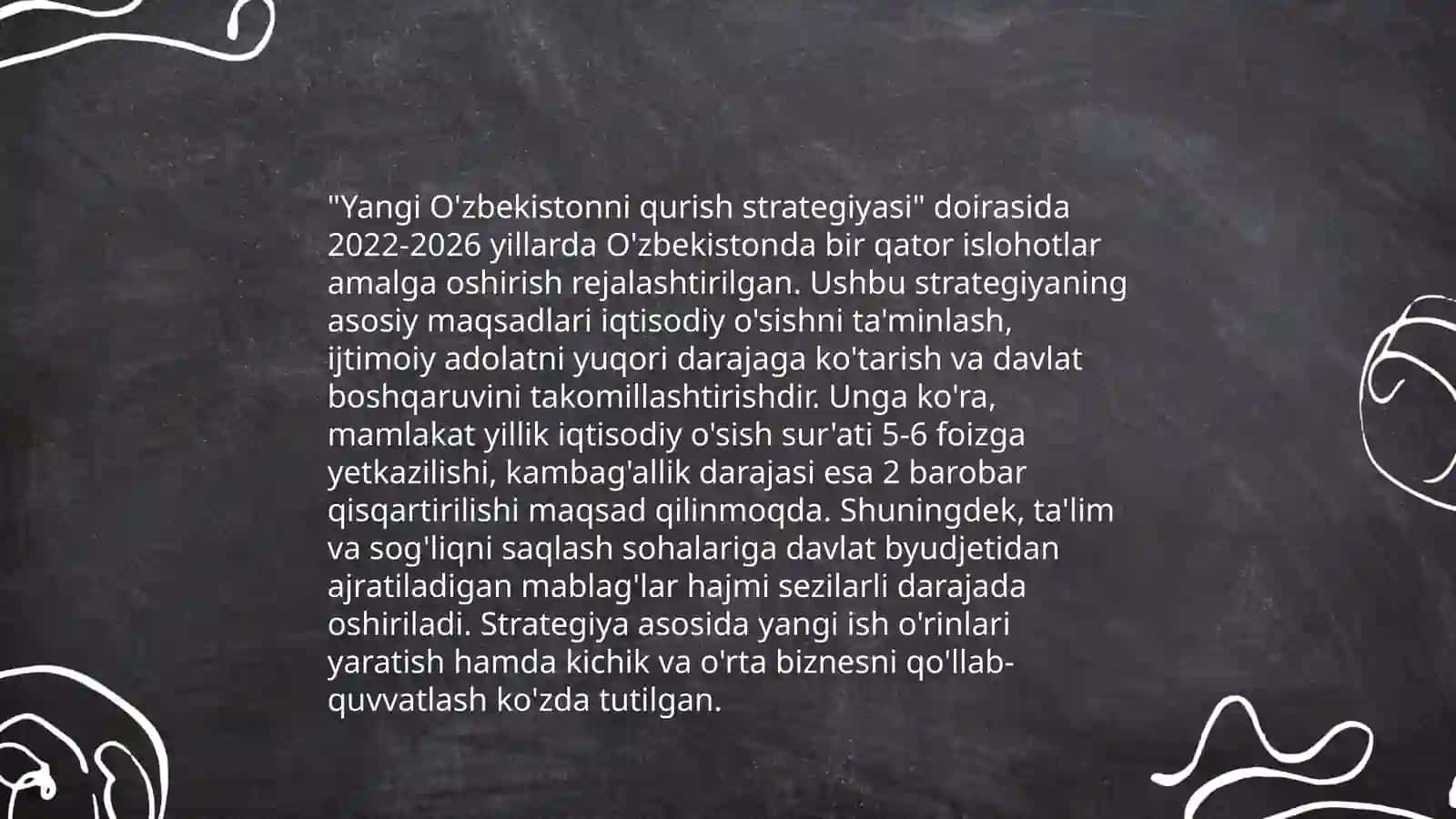 O'zbekiston Respublikasi Prezidenti SH.M.Mirziyoyev yangi O'zbekistonning novator rahbari sifatida 4