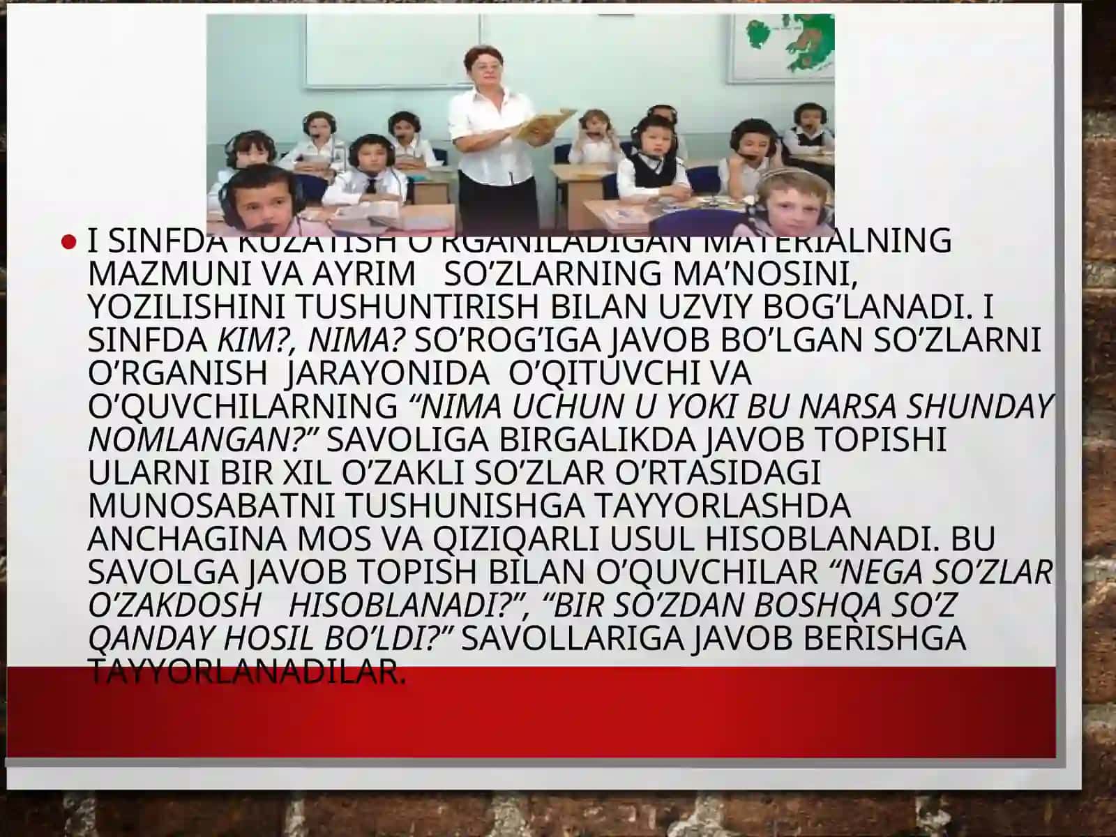 BOSHLANG’ICH SINF ONA TILI DARSLARIDA SO’Z TARKIBI VA YASALISHINIO’RGANISH METODIKASI 4