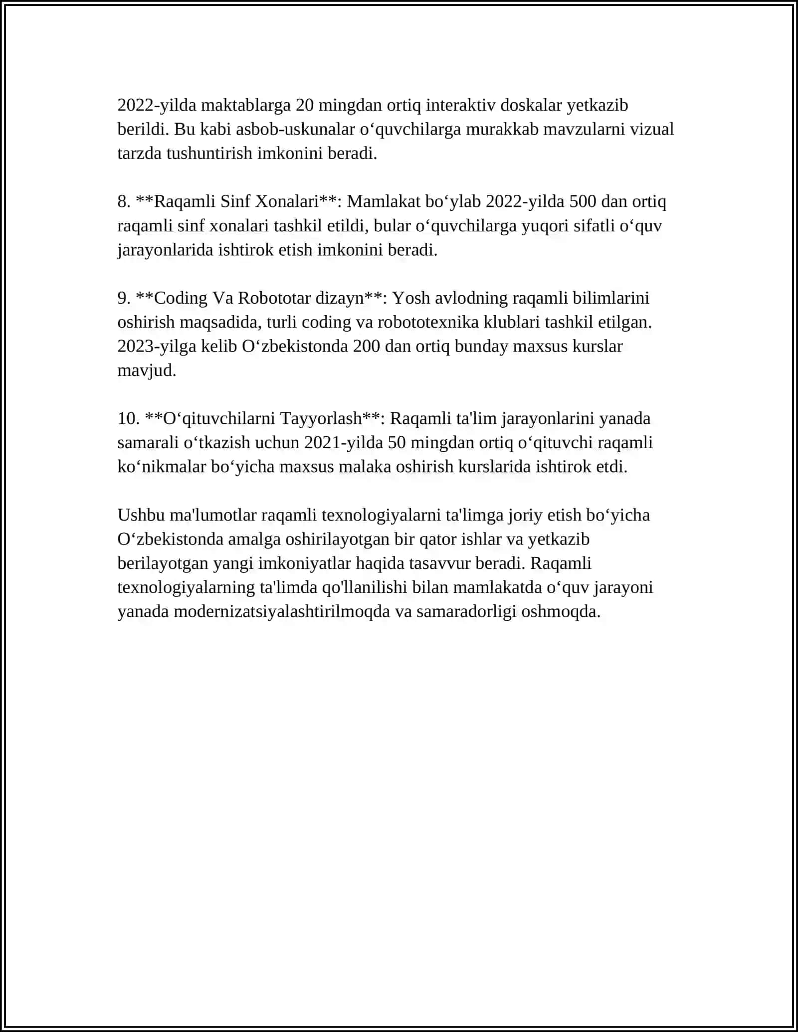 PROFESSIONAL TA’LIMI RIVOJLANISHINING ASOSIY TENDENTSIYALARI 4