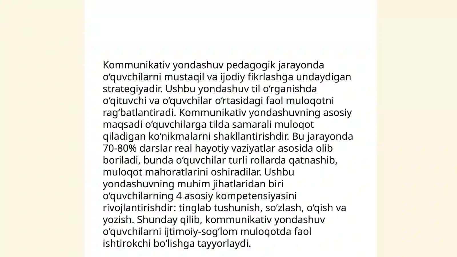 Kommunikativ malaka va pedagogik tasir korsatish 4