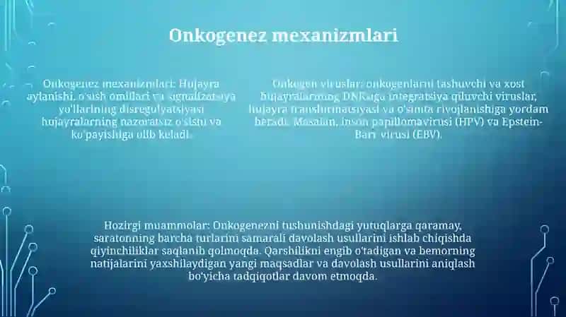 Onkogen Viruslar Va Ularning Hozirgi Kundagi Muammolari 4