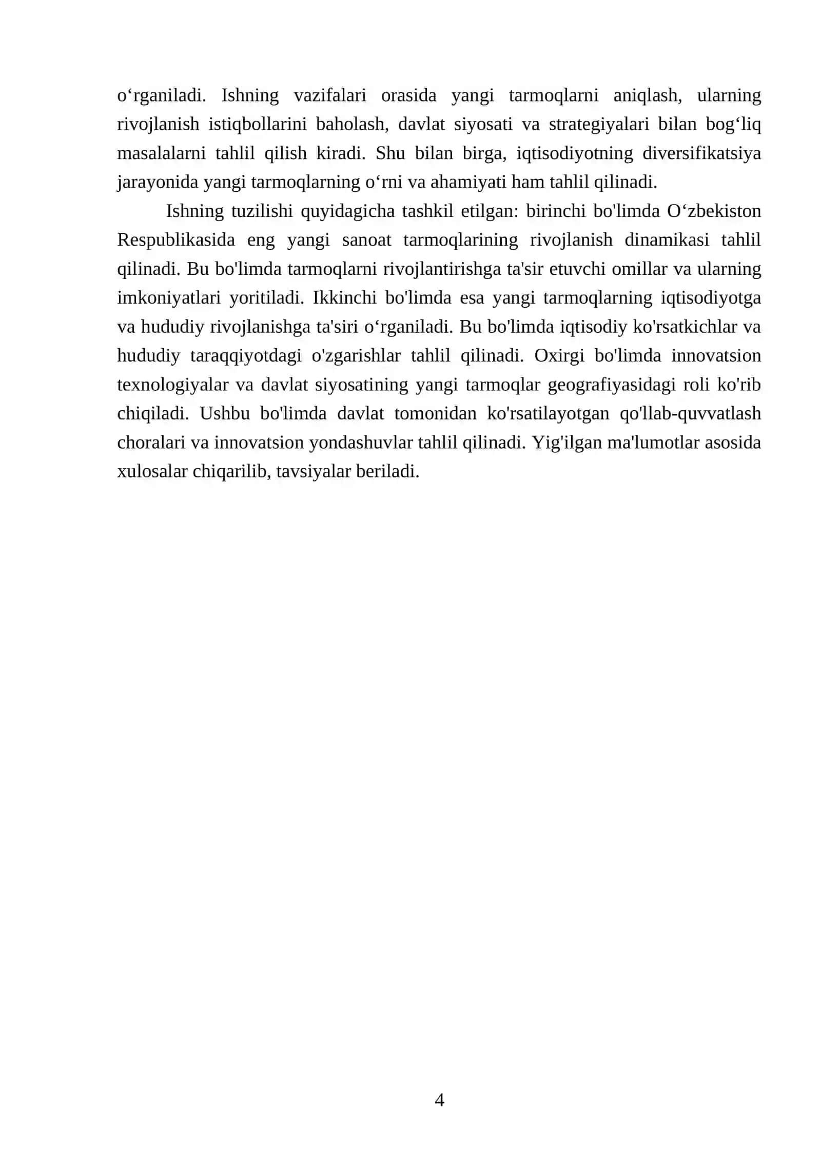 Oʻzbekiston Respublikasi eng yangi tarmoqlar geografiyasi 4