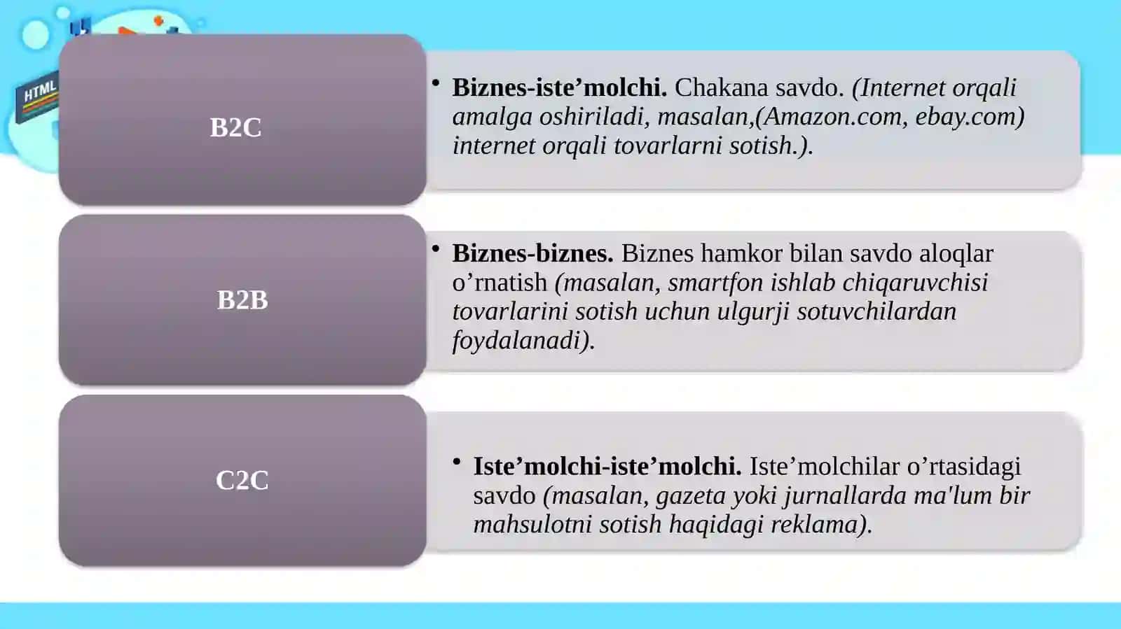 Mobil texnologiyalarda elektron tijorat tizimlaridan foydalanish 4