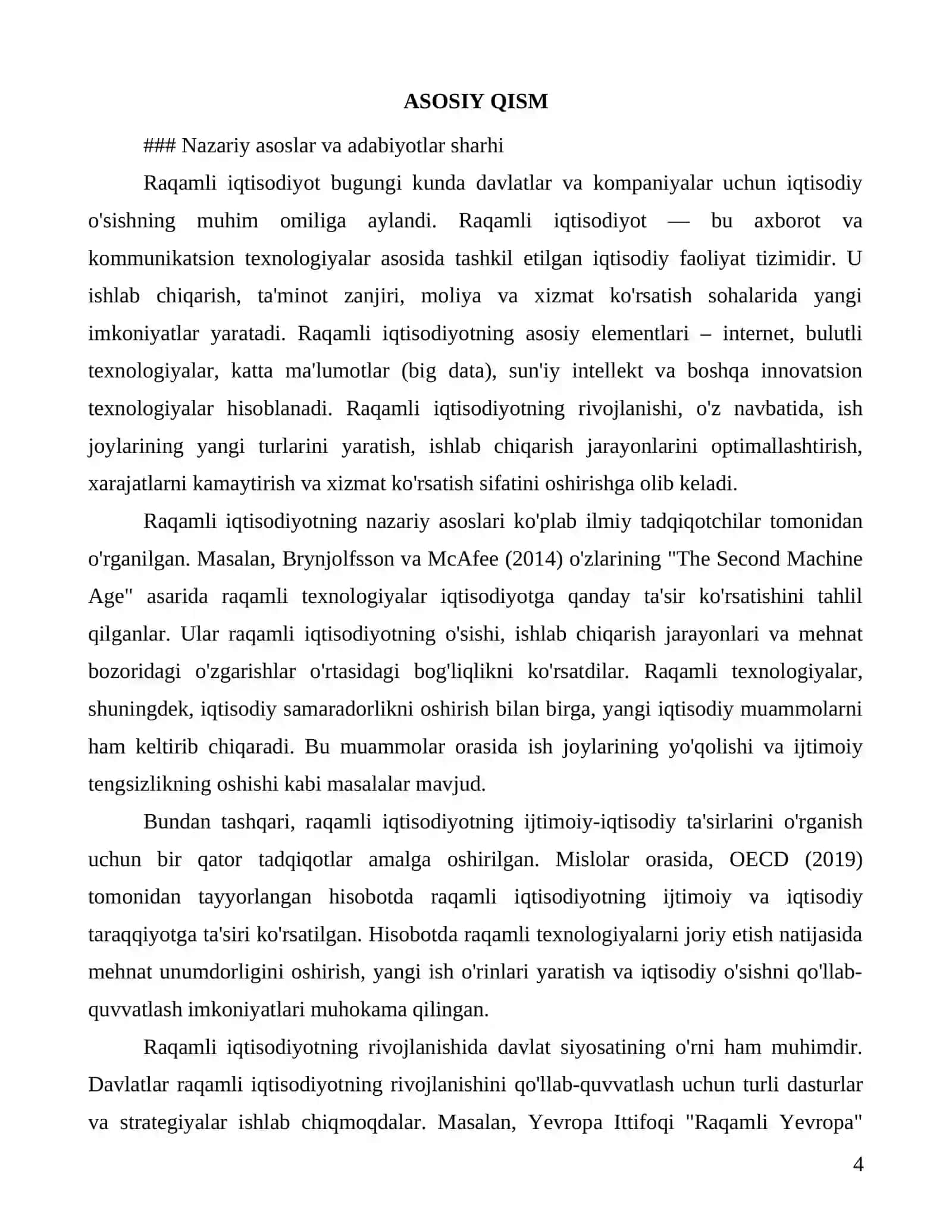 Iqtisodiyotni rivojlantirishda raqamli iqtisodiyotning ahamiyati 4