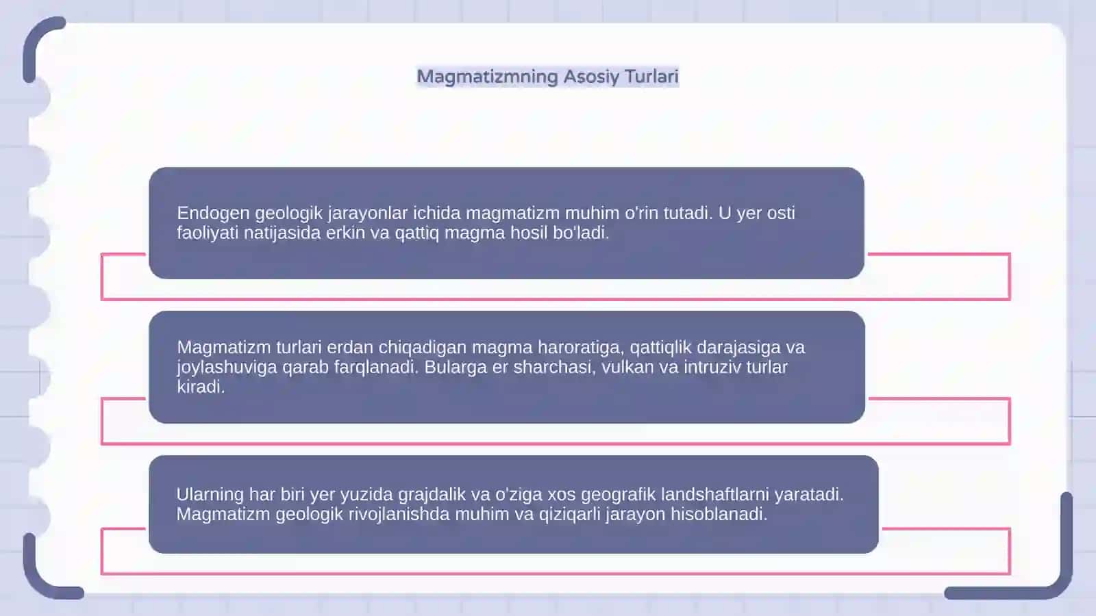 Endogen geologik jarayonlar magmatizm 4