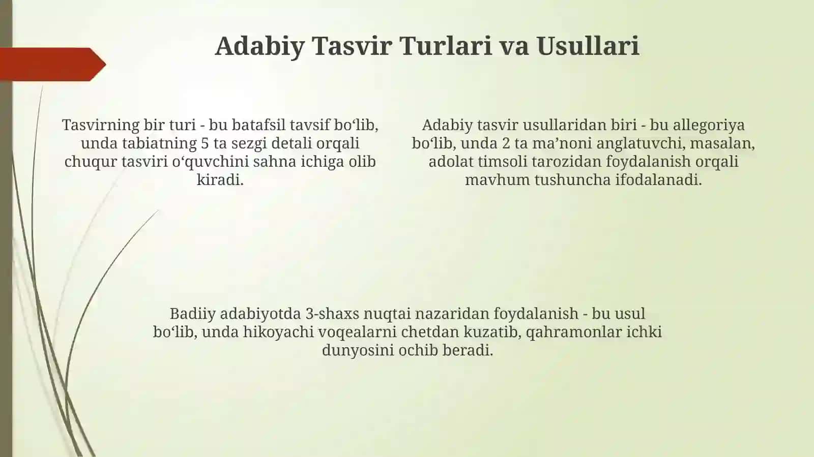 Adabiy Tasvirning Mohiyati: Obyekt, Subyekt va Funksiya 4