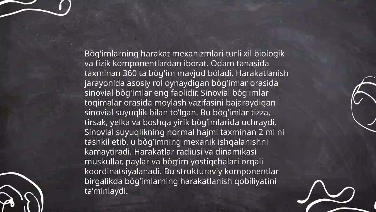Bòğimlarning biomexanikasi.Birlashmalarning rentgenanatomiyasi 4