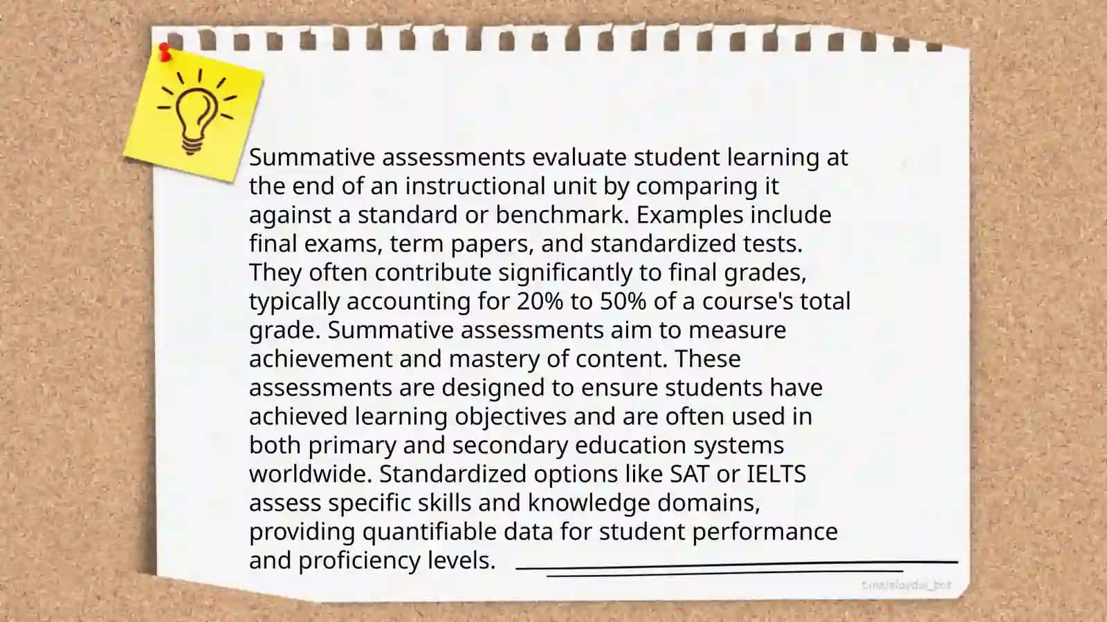 Types of assessments 4