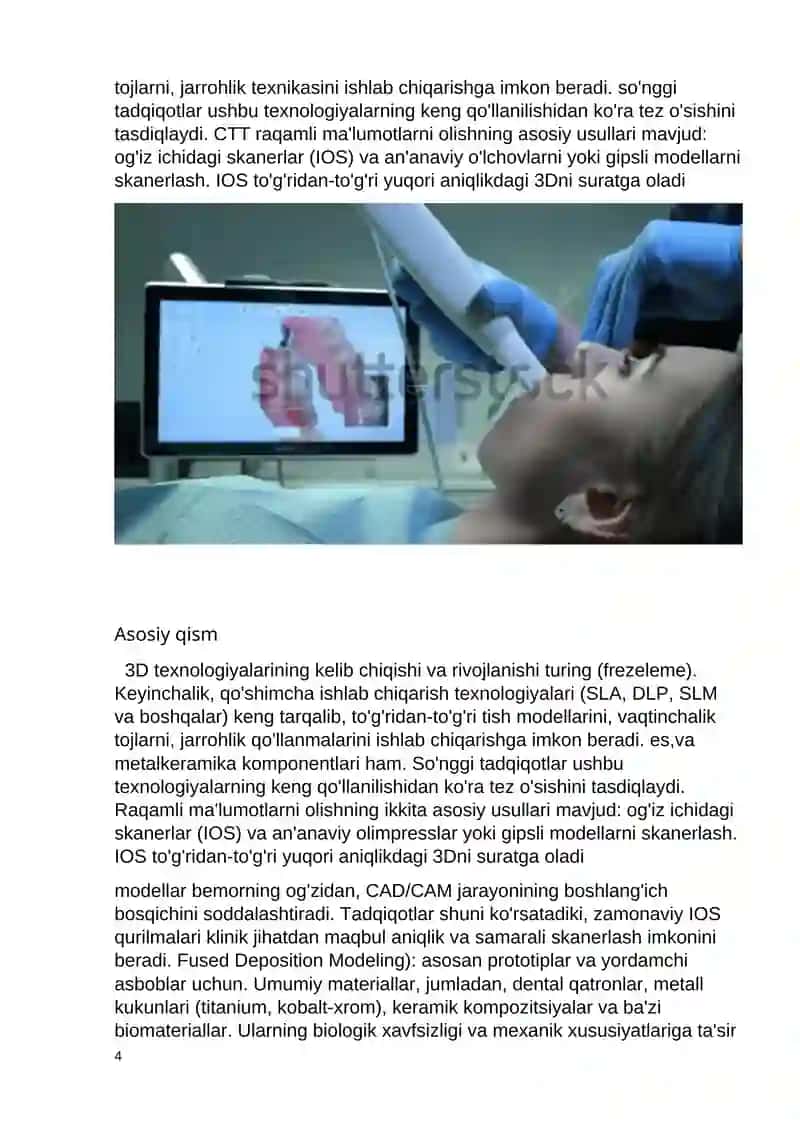 Kompyuter modellshtiruvi,Stomatologiyada zamonaviy modellashtirish va grafik dasturlarning qullanilishi 4