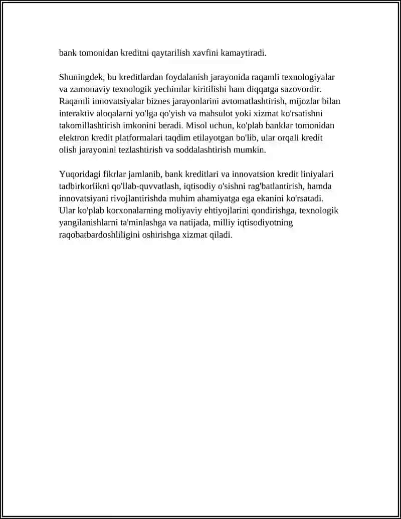 BIZNESGA INNAVATSIYA KIRITISH MANBALARI 4